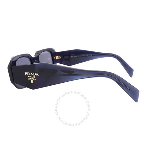 Prada Blue Rectangular Ladies Sunglasses PR 17WS 08Q420 